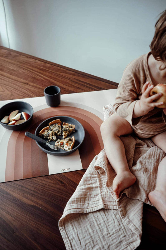 Filibabba Silicone Dinner Set - Stone Grey - Laadlee