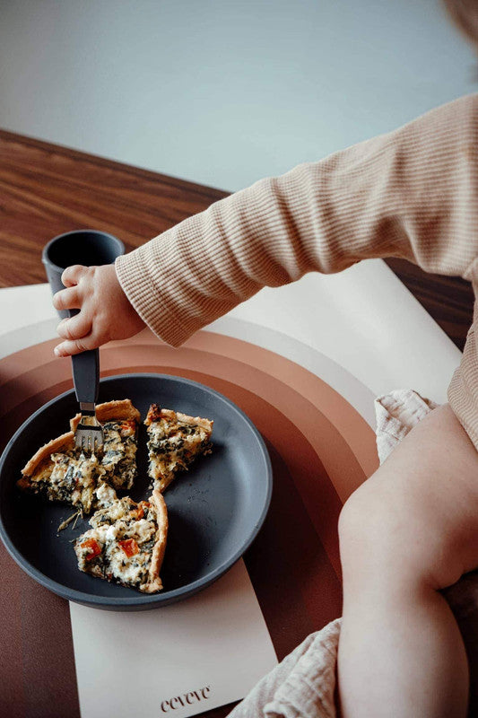 Filibabba Silicone Bowl - Stone Grey (Pack of 2) - Laadlee