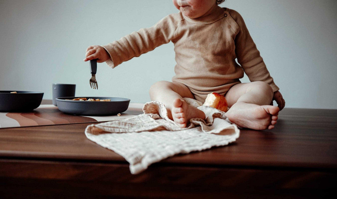 Filibabba Silicone Bowl - Stone Grey (Pack of 2) - Laadlee