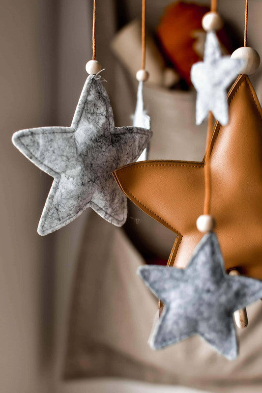 Filibabba Music Mobile - Shooting star Grey melange - Laadlee