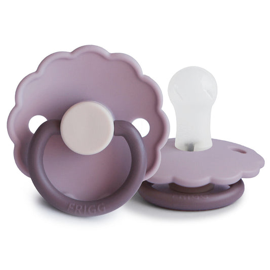 Frigg Daisy Silicone Baby Pacifier 0-6M, 1Pack, Lavender Haze - Size 1 - Laadlee