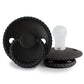 Frigg Rope Silicone Baby Pacifier 6M-18M, 1Pack, Jet Black - Size 2 - Laadlee