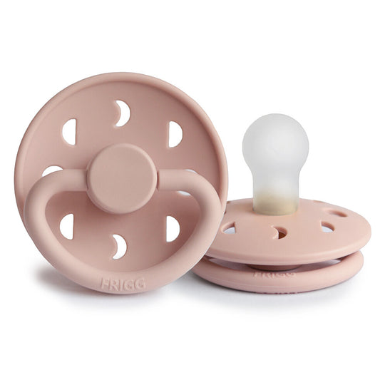 Frigg Moon Phase Silicone Baby Pacifier 0-6M, 1Pack, Blush - Size 1 - Laadlee