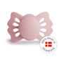 Frigg Lucky Symmetrical Silicone Baby Pacifier 0-6M, Baby Pink - Size 1 - Laadlee