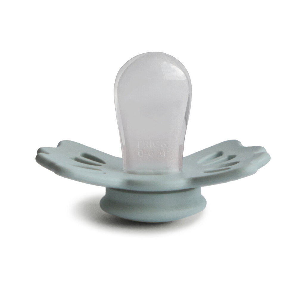 Frigg Lucky Symmetrical Silicone Baby Pacifier 0-6M, Sage - Size 1 - Laadlee
