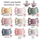 Frigg Lucky Symmetrical Silicone Baby Pacifier 6M-18M, Silver Gray - Size 2 - Laadlee