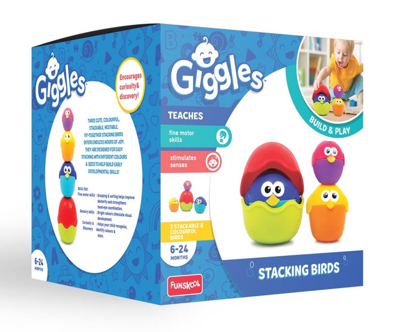 Funskool Stacking Egg Birds - Laadlee