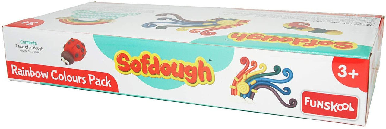 Funskool Sofdough Rainbow Colours - Laadlee