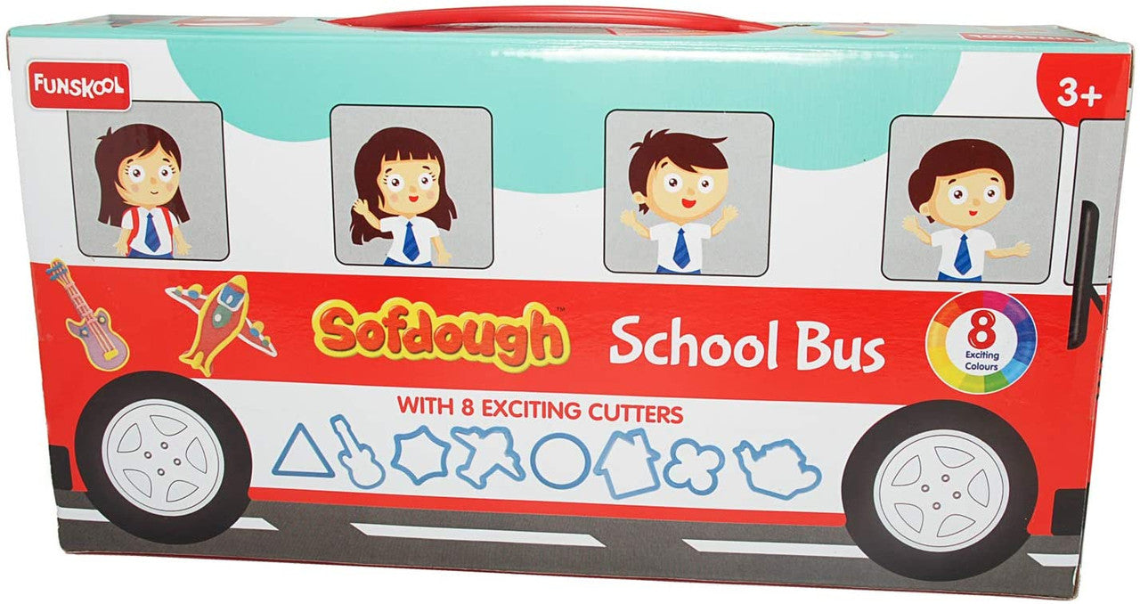 Funskool Sofdough School Bus - Laadlee