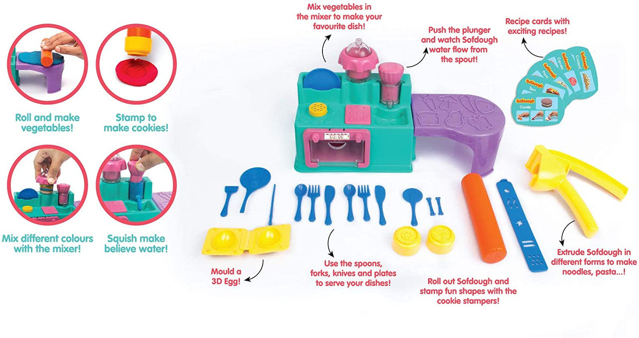 Funskool Sofdough Kitchen - Laadlee