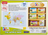 Funskool World Map Puzzle - Laadlee