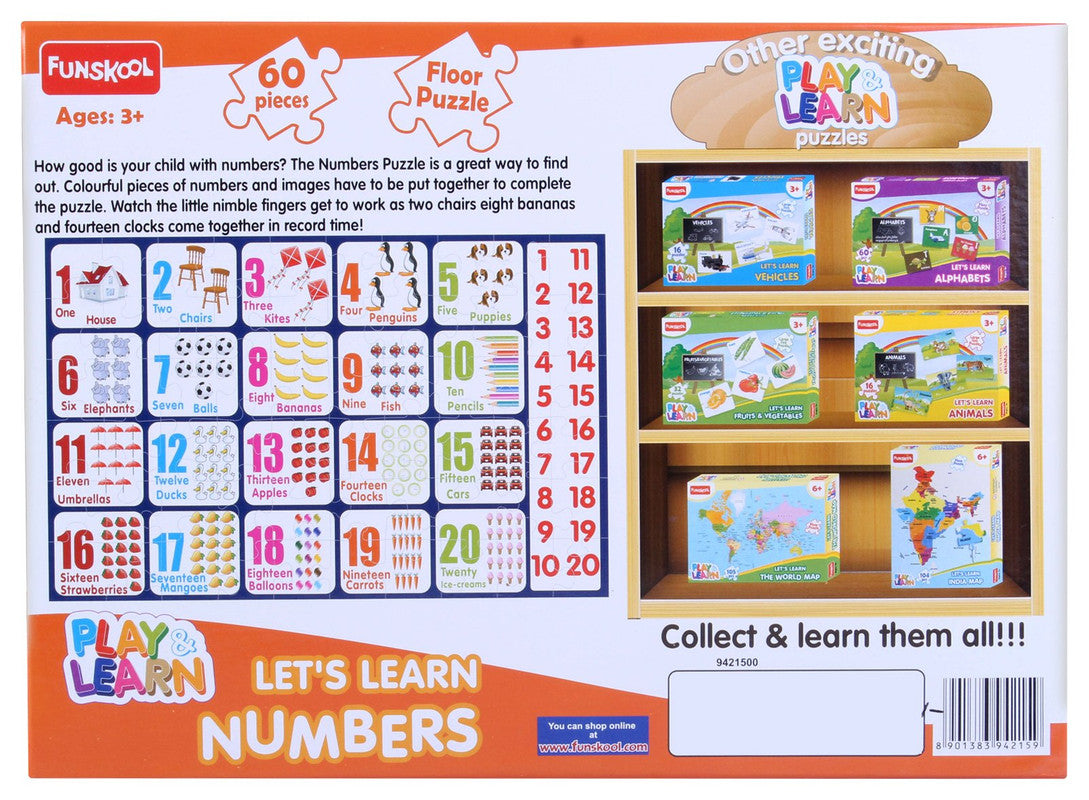 Funskool Numbers Puzzle - Laadlee