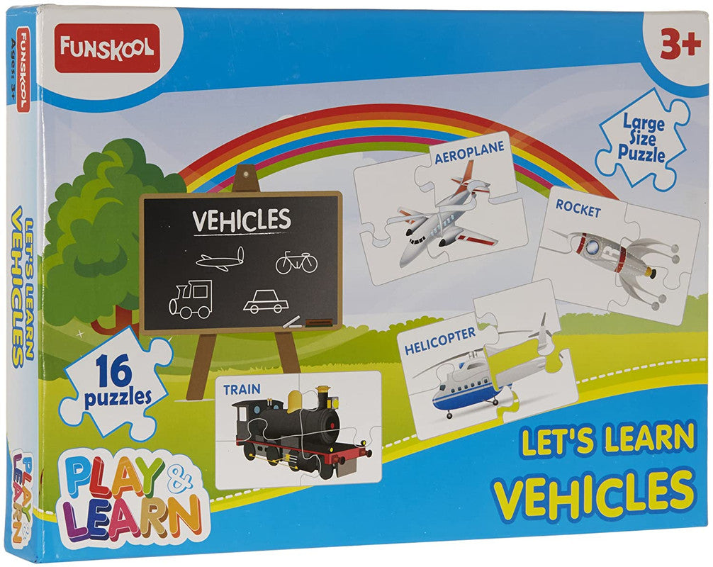 Funskool Vehicles Puzzle - Laadlee