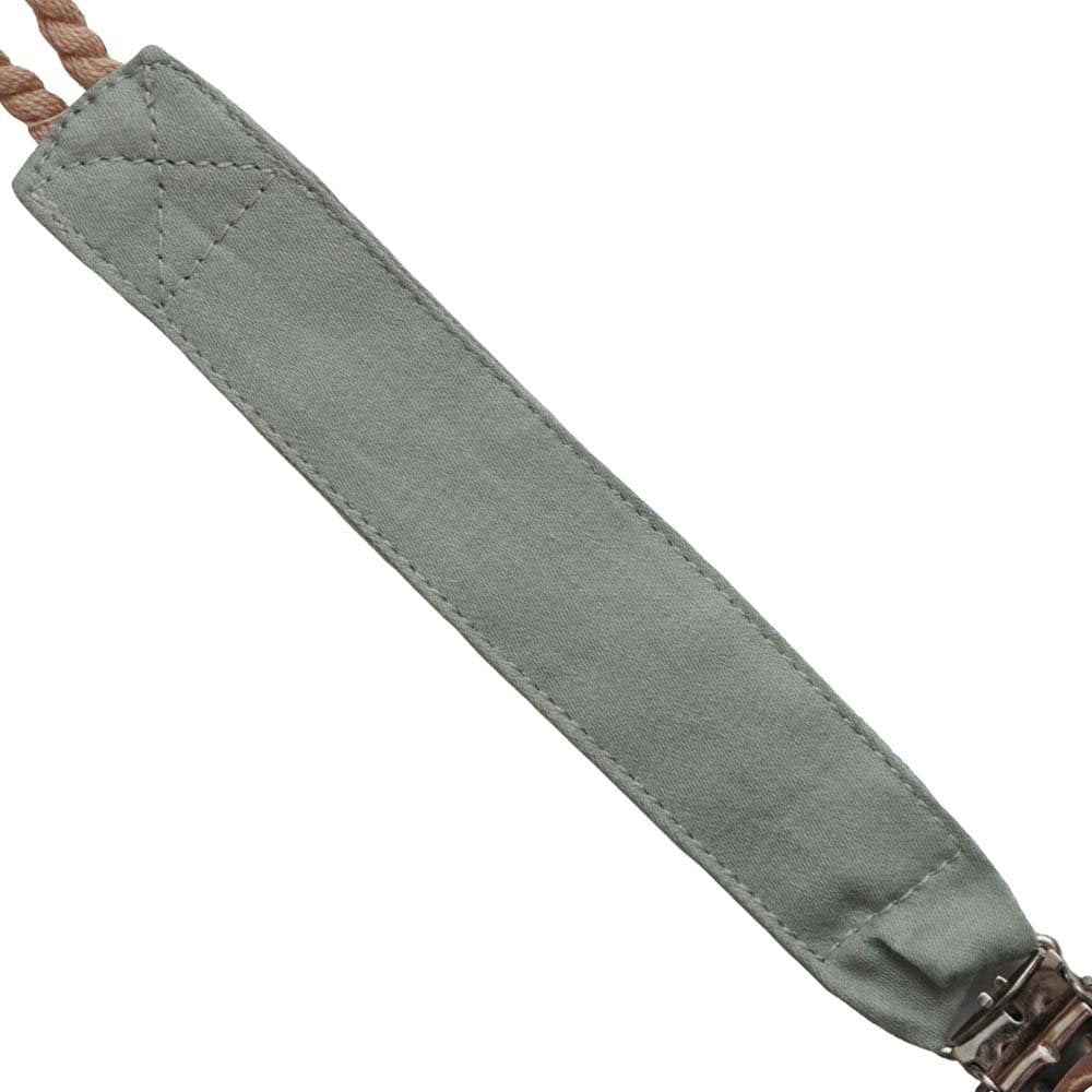 Mushie Pacifier Fabric Clips Roman Green - Laadlee