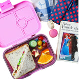 Yumbox Panino 4 Compartment Paris Je Taime Lunch Box - Fifi Pink - Laadlee
