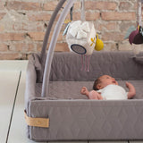 Filibabba Soft Quilt Activity Nest - Dark Grey - Laadlee