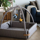 Filibabba Soft Quilt Activity Nest - Dark Grey - Laadlee