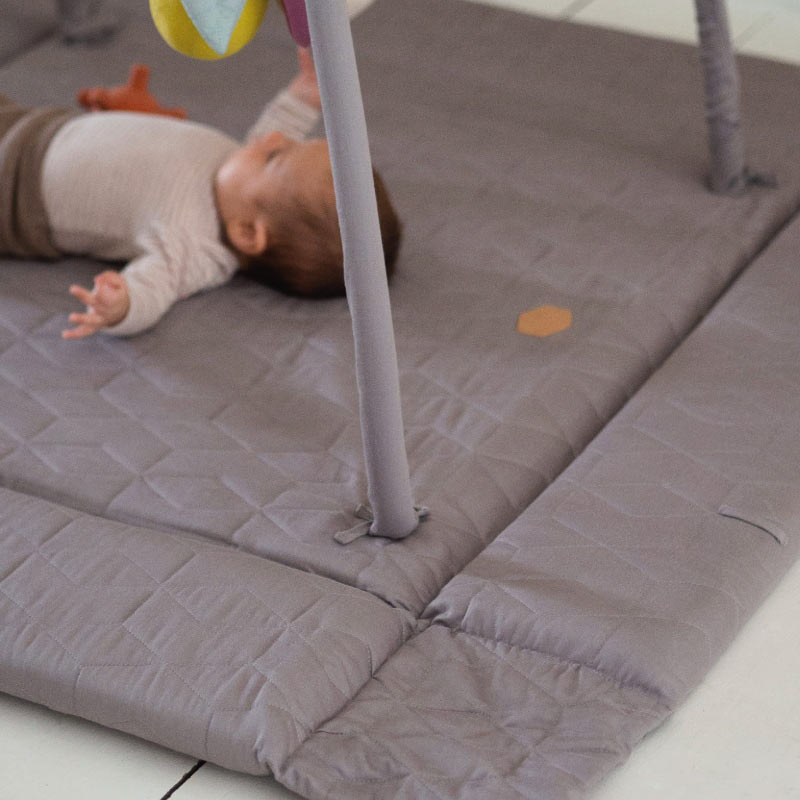 Filibabba Soft Quilt Activity Nest - Dark Grey - Laadlee