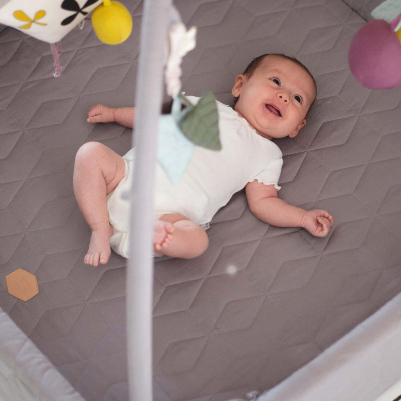 Filibabba Soft Quilt Activity Nest - Dark Grey - Laadlee