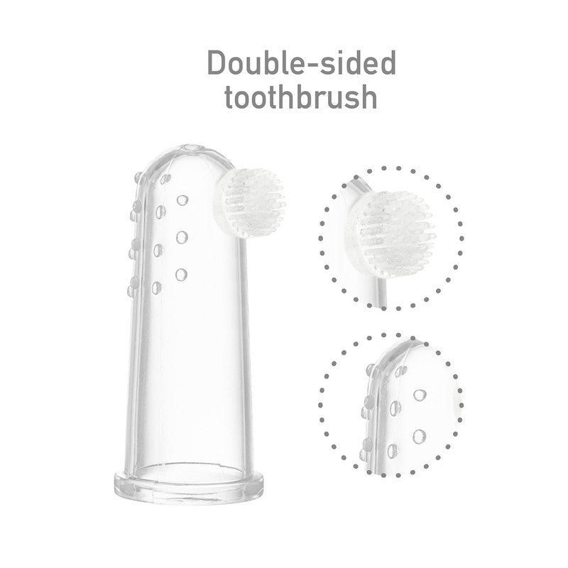 Marcus & Marcus - Finger Toothbrush and Gum Massager Set with Storage Case - Laadlee