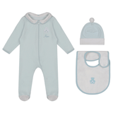 Little IA 3-Piece Organic Cotton Teddy Smart-Zip Set - Laadlee