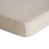 Mushie Crib Sheet Medium Fog - Laadlee
