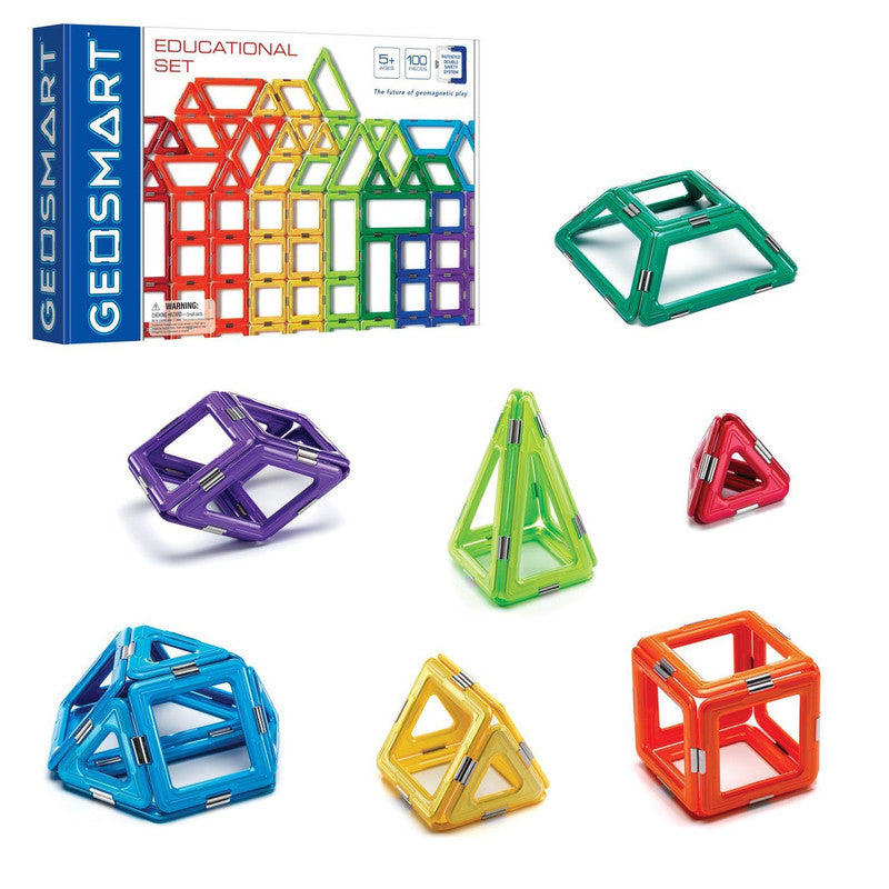 GeoSmart Educational Set - 100 pcs - Laadlee