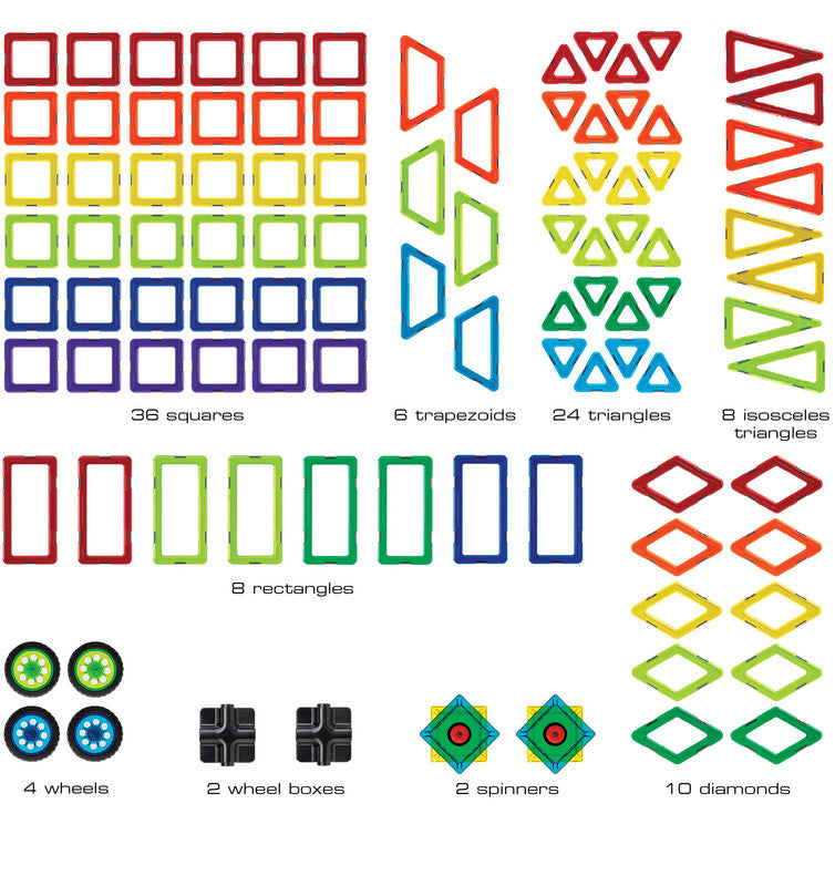 GeoSmart Educational Set - 100 pcs - Laadlee