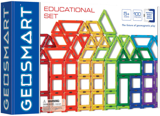 GeoSmart Educational Set - 100 pcs - Laadlee
