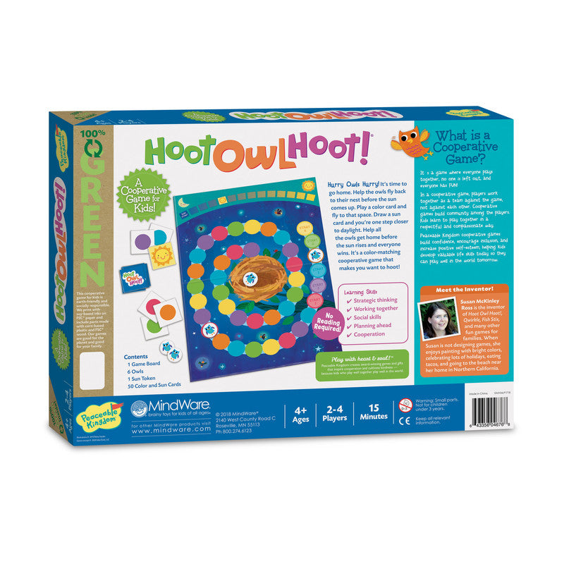 Peaceable Kingdom Hoot Owl Hoot! - Laadlee
