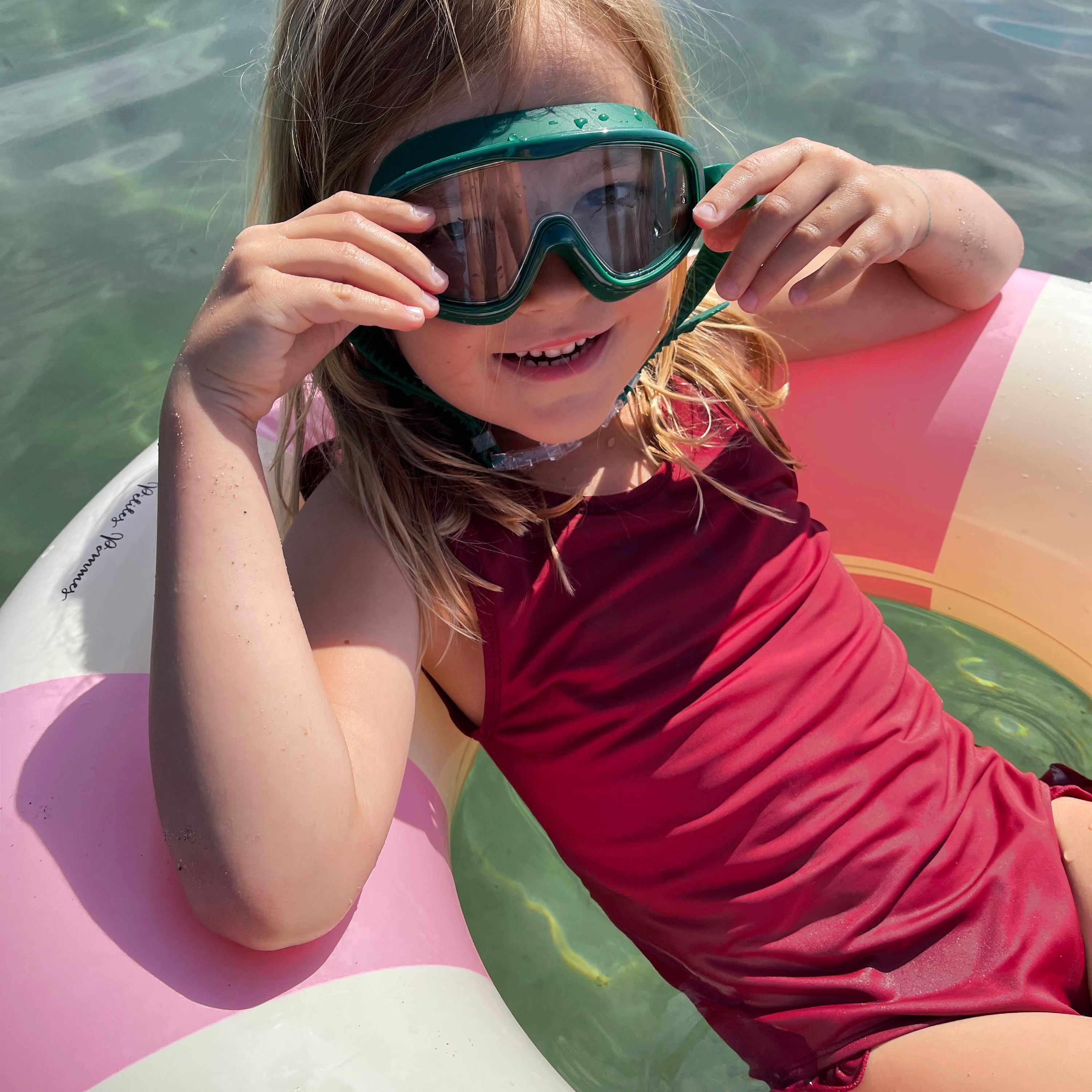 Petites Pommes Hans Goggles Oxford Green - Laadlee