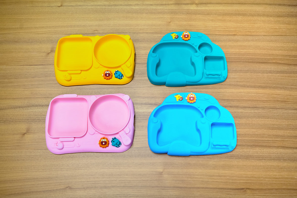 Marcus & Marcus - Creativplate With Suction - Little Pilot - Ollie - Laadlee