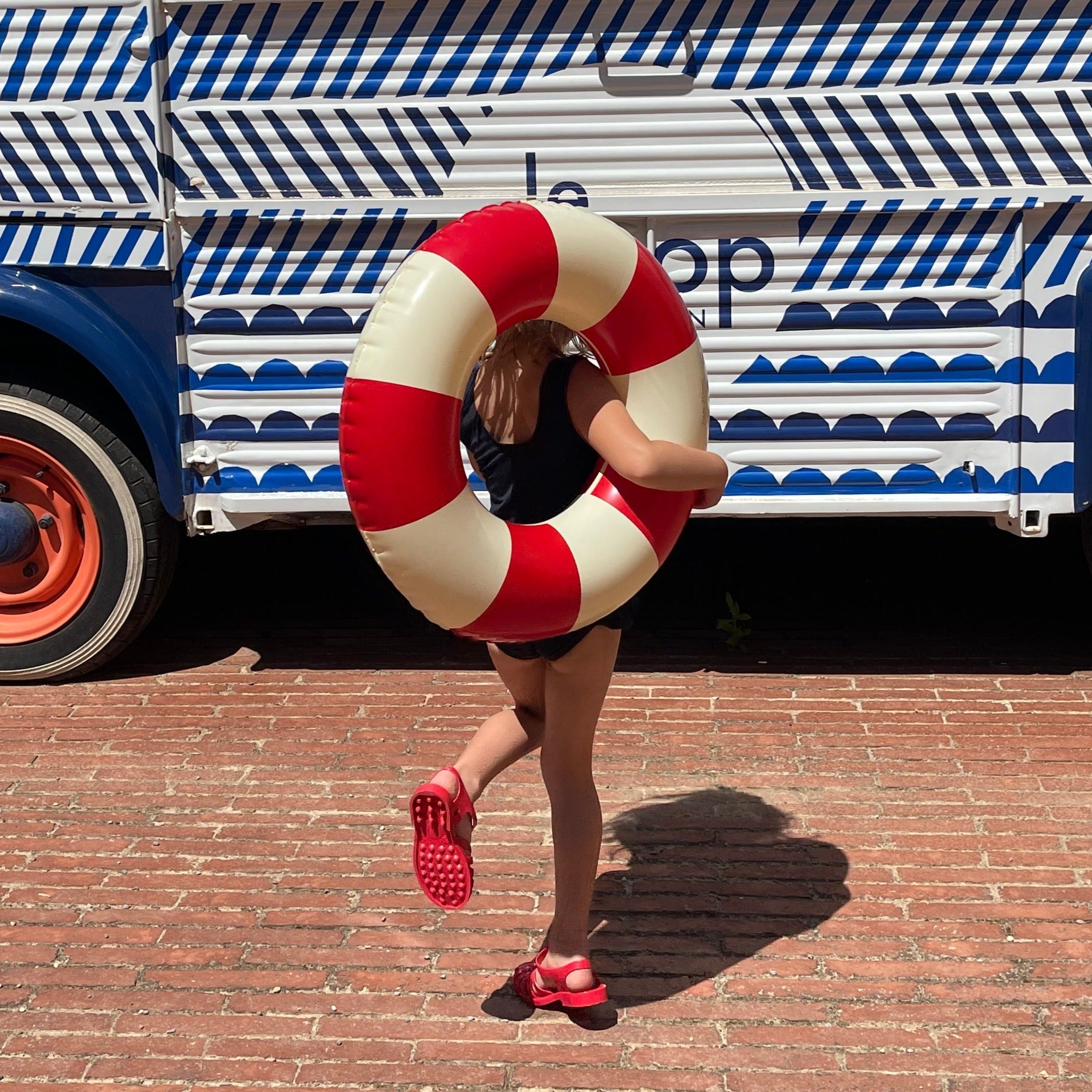 Petites Pommes 60cm Anna Swim Ring Signal - Laadlee