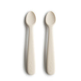 Mushie Silicone Baby Spoon Ivory - Laadlee