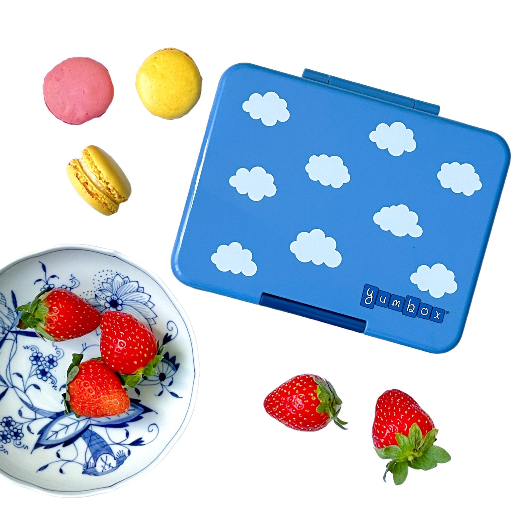 Yumbox Rainbow with Cloud Snack Box - Sky Blue - Laadlee