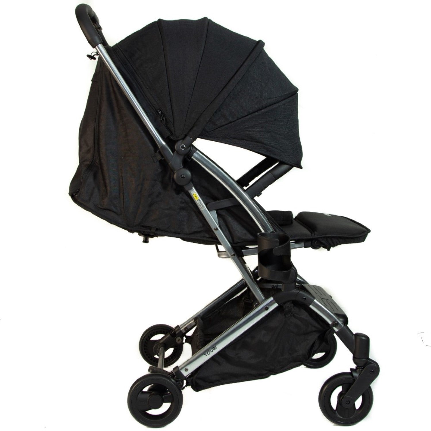 Youbi Toddler German Travel System with New Born Attachment - Black - Laadlee
