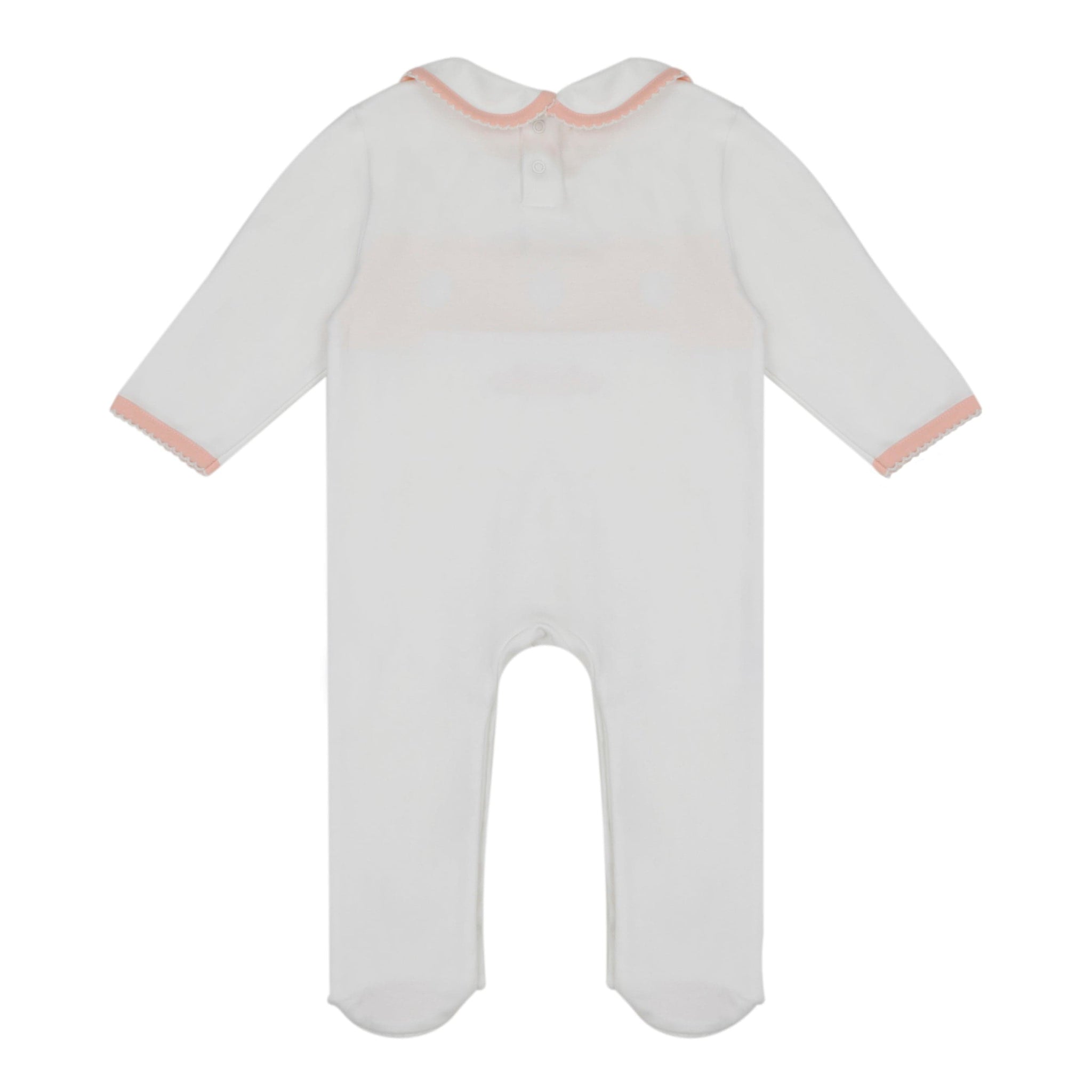 Little IA Organic Cotton Heart Sleepsuit & Bib Set - Laadlee