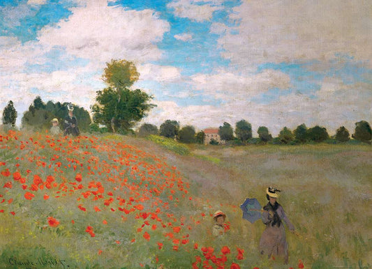 EuroGraphics The Poppy Field By Claude Monet 1000 Pieces Puzzle - Laadlee