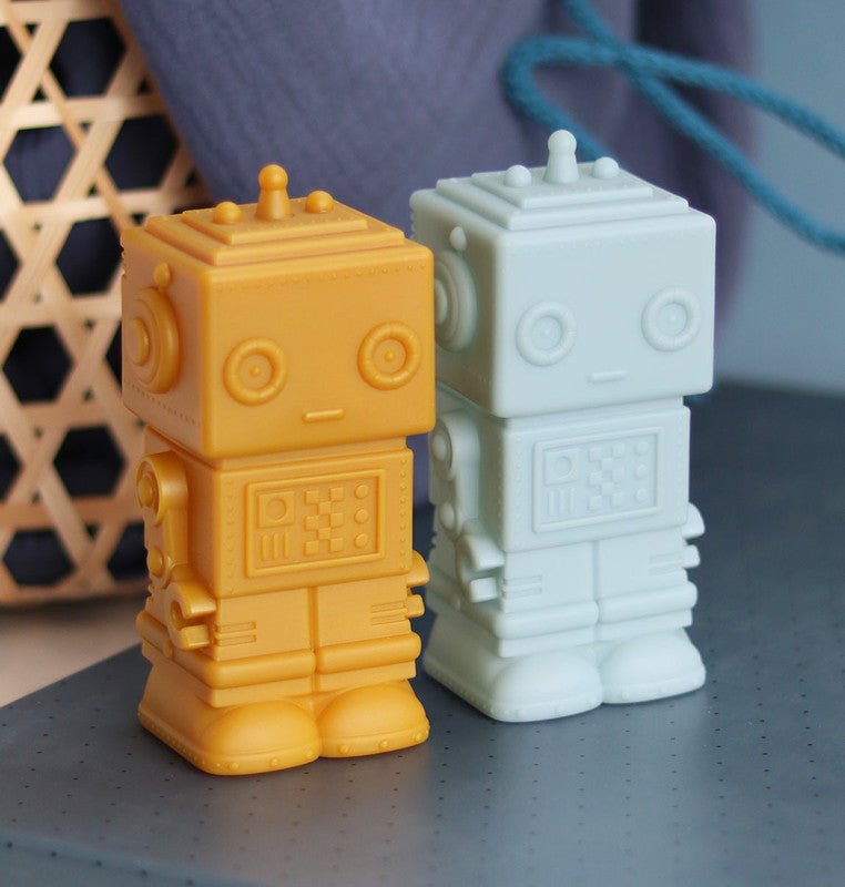 A Little Lovely Company Little Light - Robot Aztec Gold - Laadlee