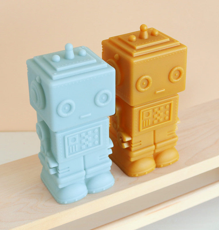 A Little Lovely Company Little Light - Robot Aztec Gold - Laadlee