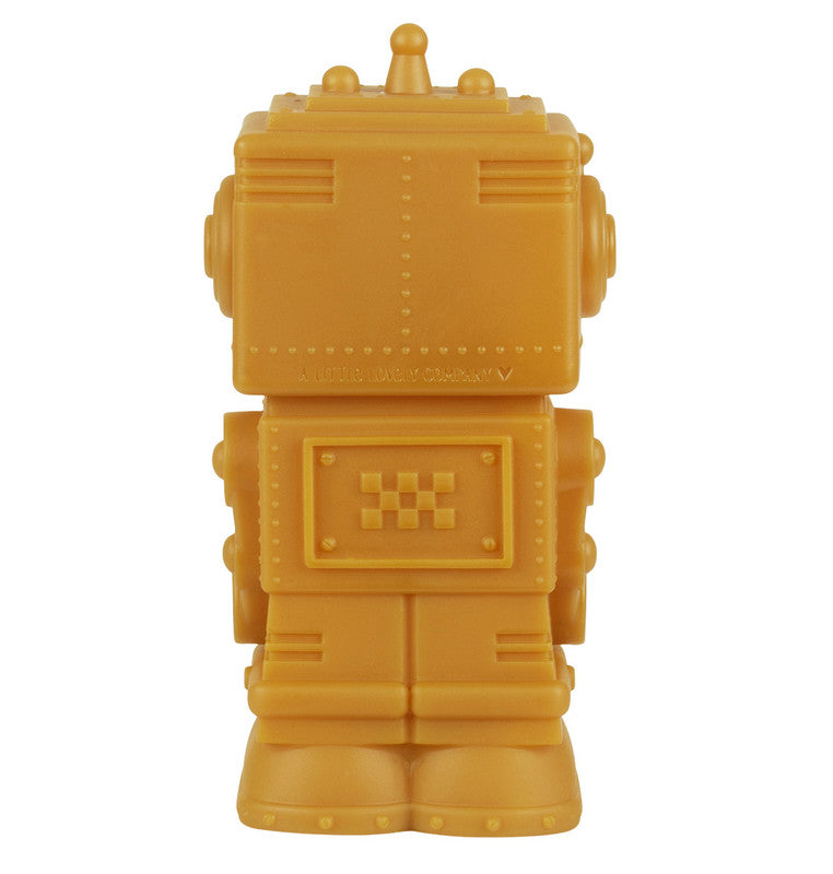 A Little Lovely Company Little Light - Robot Aztec Gold - Laadlee