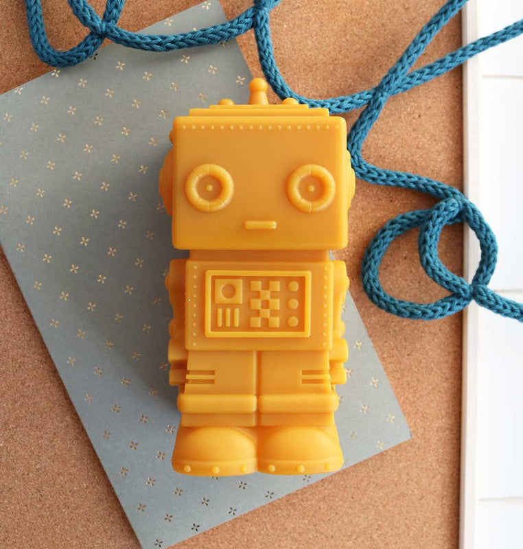 A Little Lovely Company Little Light - Robot Aztec Gold - Laadlee
