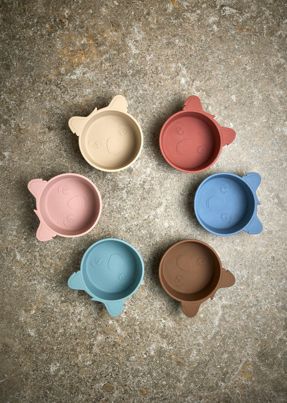 Nuuroo Alex Silicone Deep Plate 2-pack Koala - Acorn - Laadlee