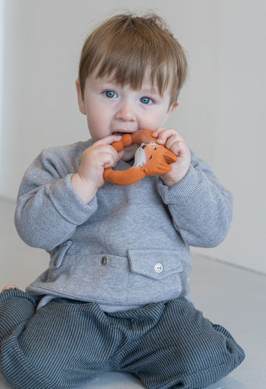 Natruba - Teether Fox - Orange - Laadlee
