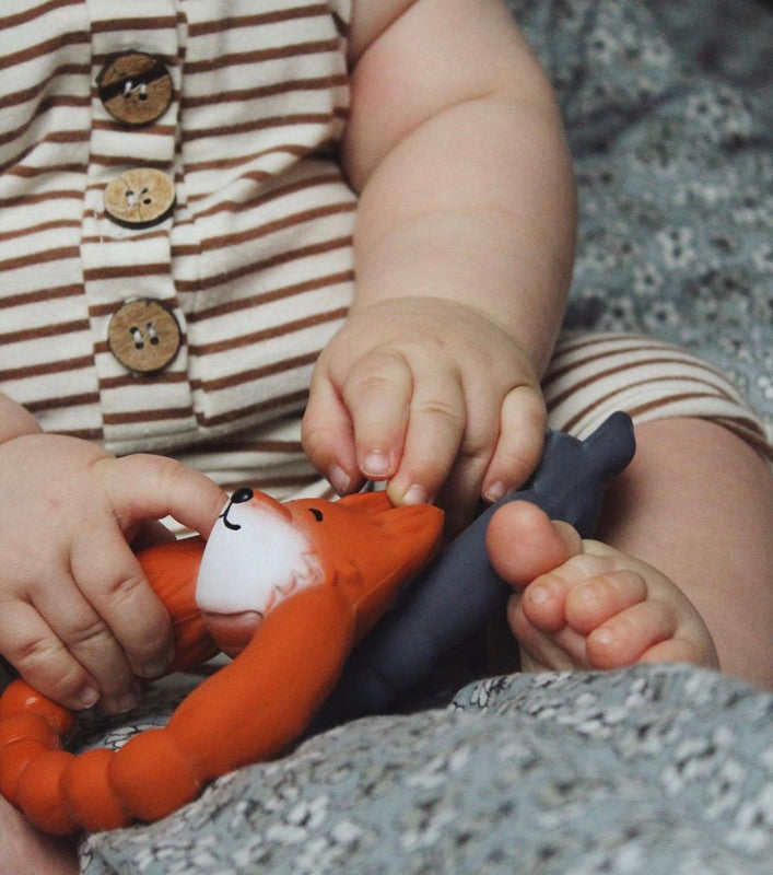 Natruba - Teether Fox - Orange - Laadlee