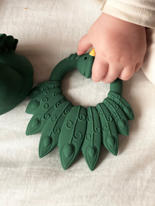 Natruba - Teether Peacock - Green - Laadlee