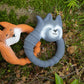 Natruba - Teether Raccoon - Grey - Laadlee