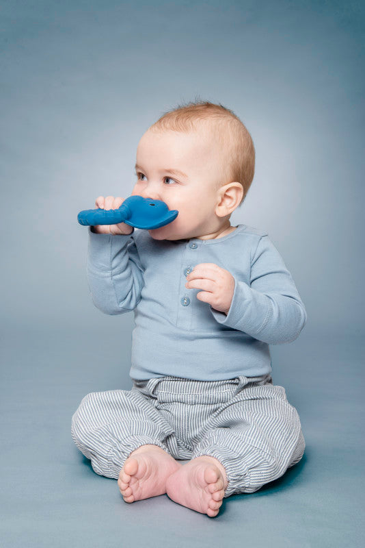 Natruba - Teether Elephant - Blue - Laadlee
