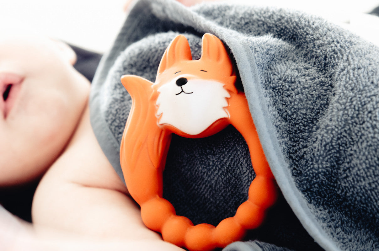 Natruba - Teether Fox - Orange - Laadlee