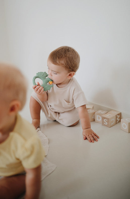 Natruba - Teether Parrot - Light Green - Laadlee